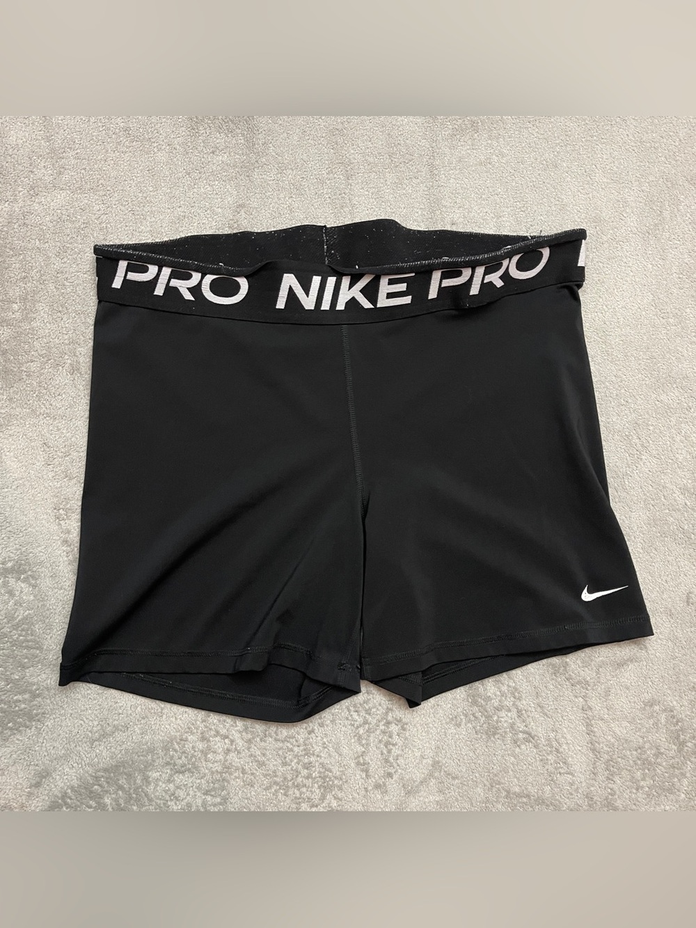 Nike Women's Pro 5" Training Shorts Black Women's Size XL Spandex Compression